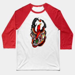 Phoenix on Fire Baseball T-Shirt